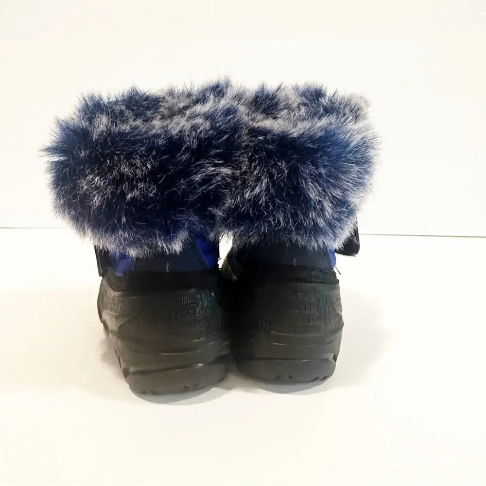 Kamik Blue Snow Boots sz 5 toddler Waterproof Insulated Winter Boots